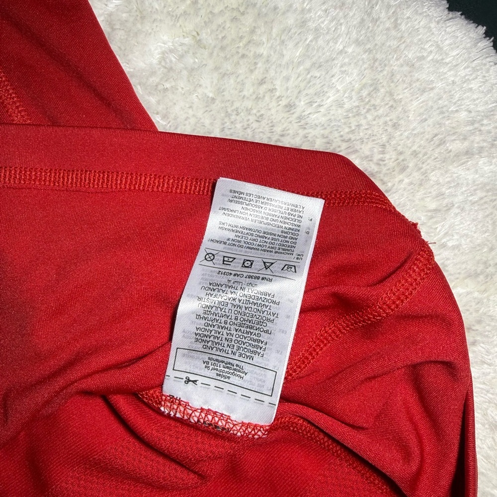 adidas Aeroready Sleeveless Shirt Women's Red Size Xs - Picture 3 of 4